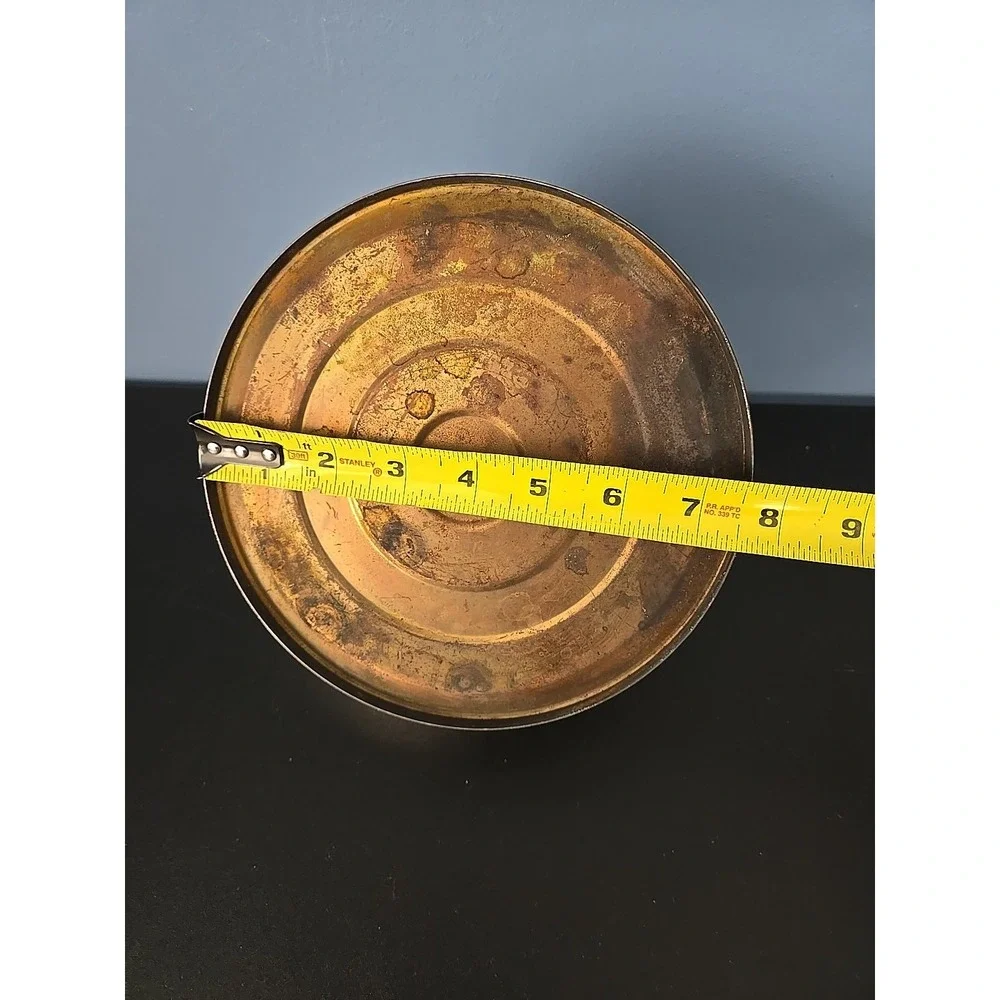 Vtg Rm STAINLESS TEA‎ KETTLE COPPER BOTTOM Limescale